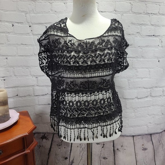 ANABELL fashion black lace top - Picture 7 of 15